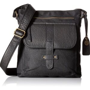 Like new Pistil Gotta Run Crossbody Bag,  Black with Camo interior
